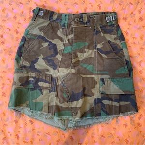 Nasty Gal After Party Camo Mini Skirt